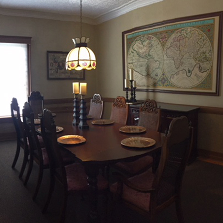 A private dining room at The Brantford Club